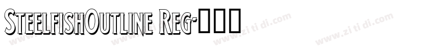 SteelfishOutline Reg字体转换